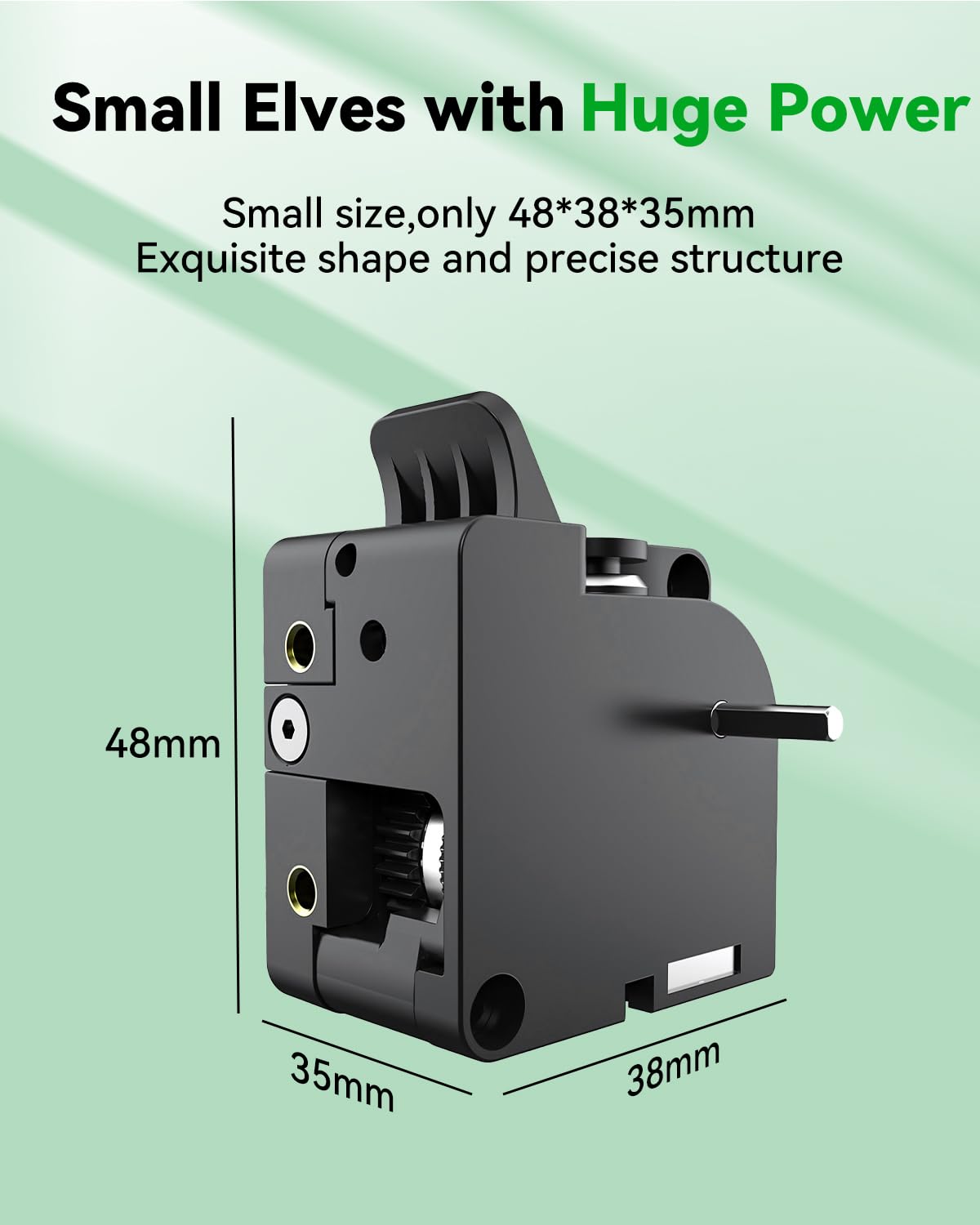 Creality Hi Extruder Kit, Built-in Filament Break Sensor and Filament Cutter, Dual Gears for Smooth Feeding