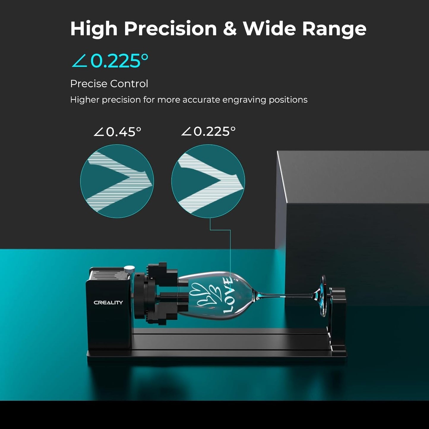 Creality Rotary Roller Pro, Laser Engraver Accessories 3-in-1 Kit for Falcon