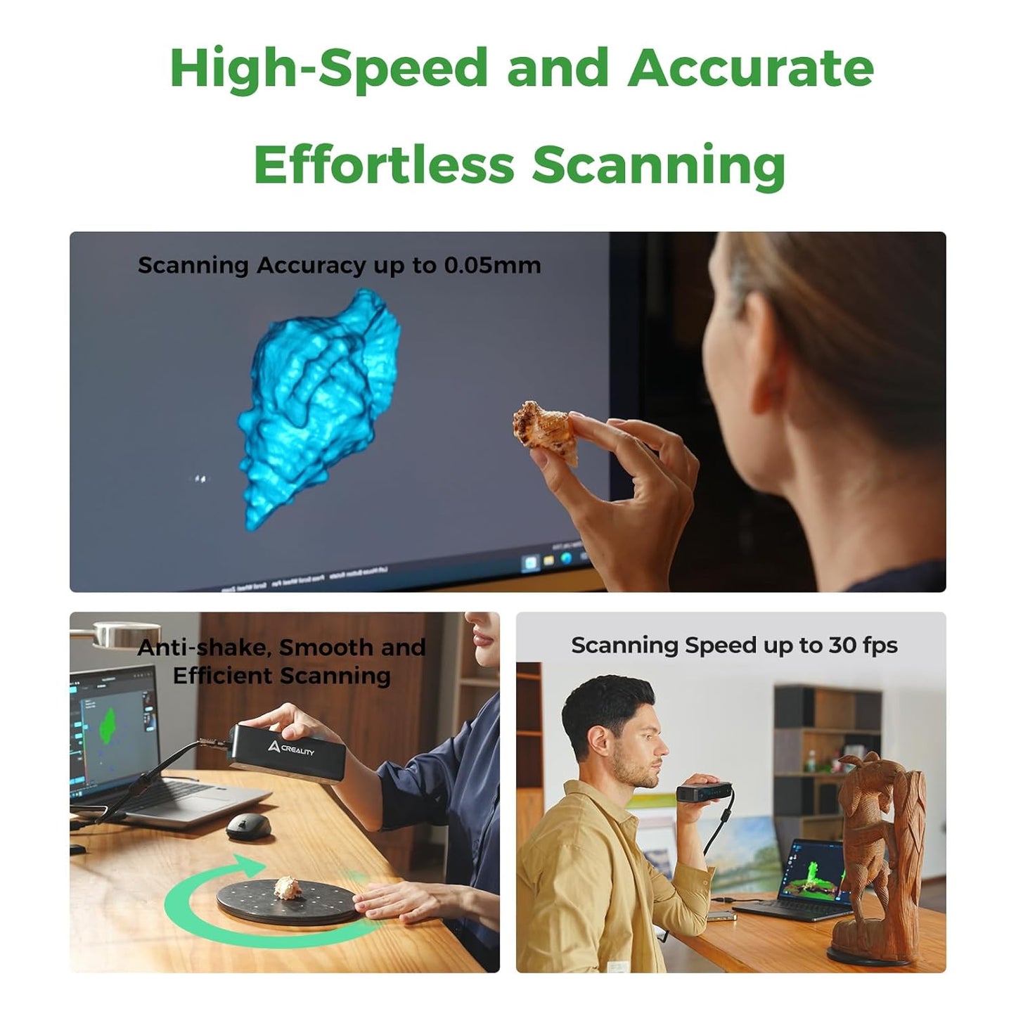 Creality 3D Scanner Otter Lite, Handheld Wireless Scanner Singapore