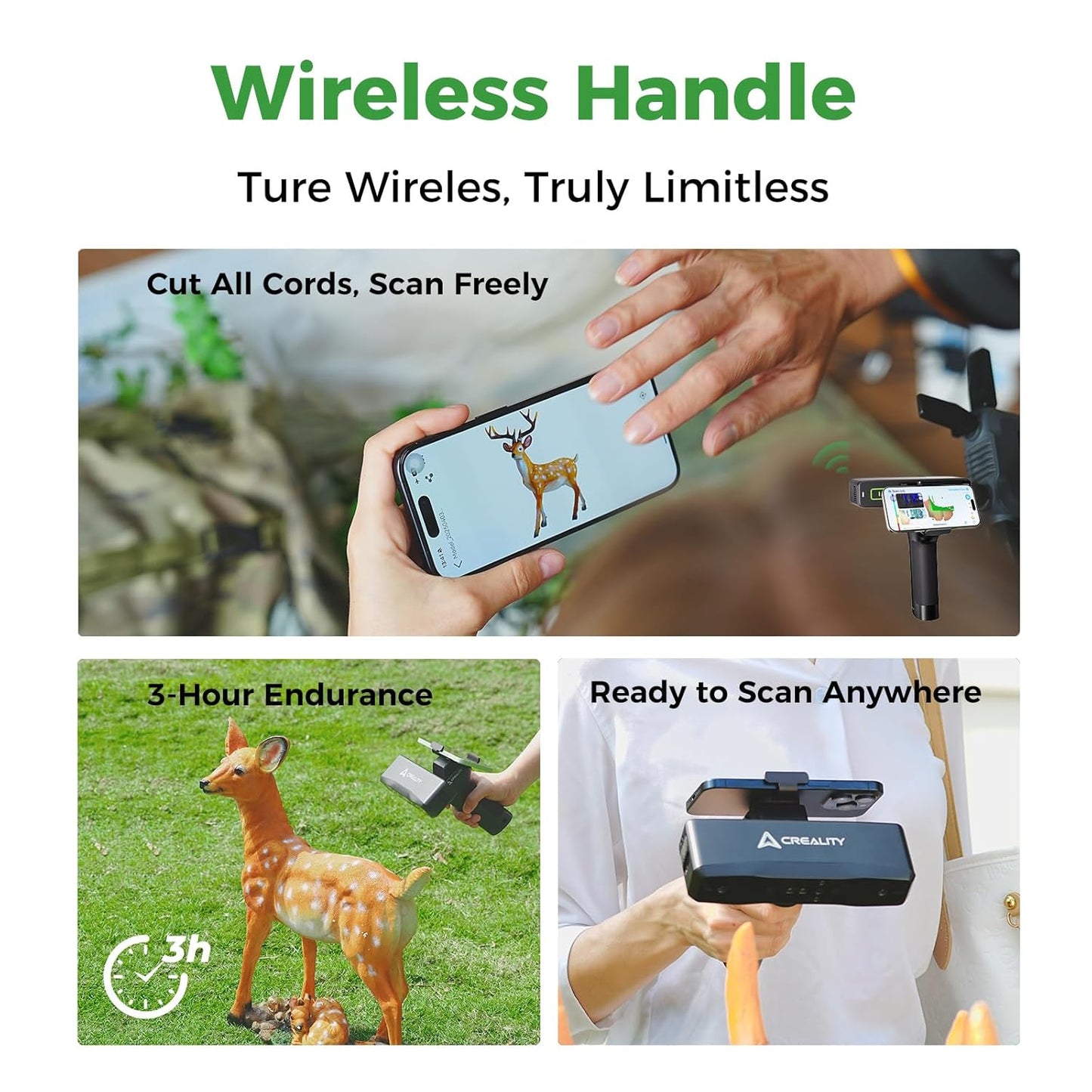 Creality 3D Scanner Otter Lite, Handheld Wireless Scanner Singapore