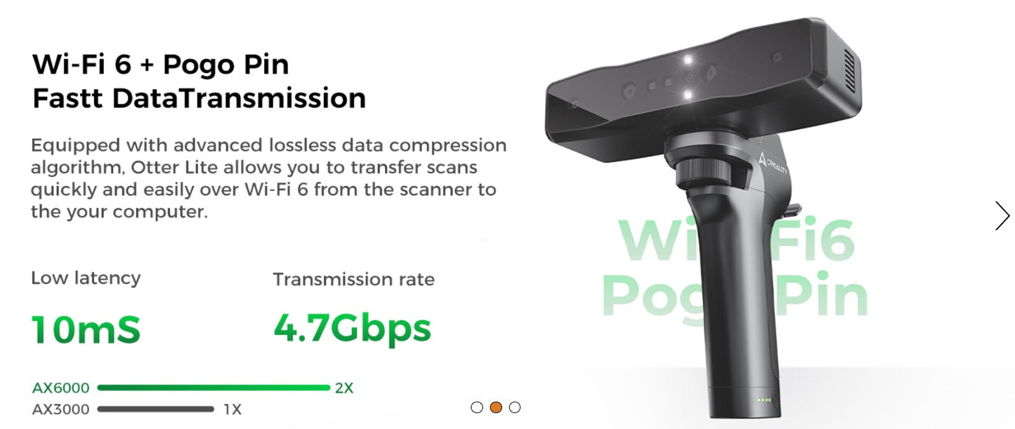 Creality 3D Scanner Otter Lite, Handheld Wireless Scanner Singapore
