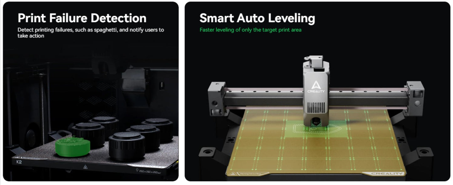 Creality K2 Combo 3D Printer 600mm/s Multi Color Printing Smart Auto Leveling Singapore
