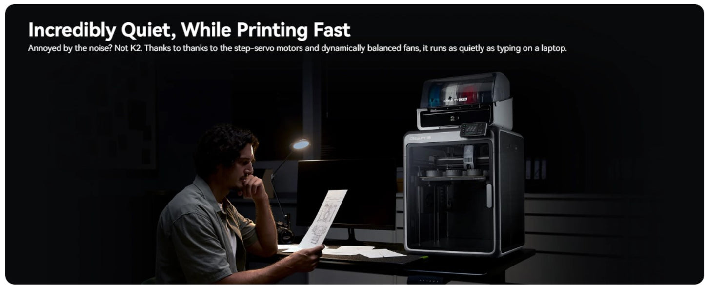 Creality K2 Combo 3D Printer 600mm/s Multi Color Printing Smart Auto Leveling Singapore
