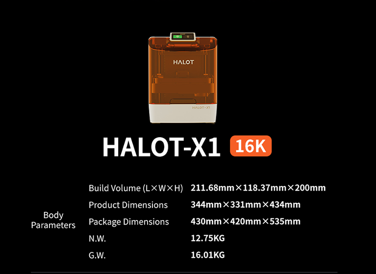 Creality HALOT X1 Combo 16k, Large Print 211x118x200mm Resin 3D Printer Singapore