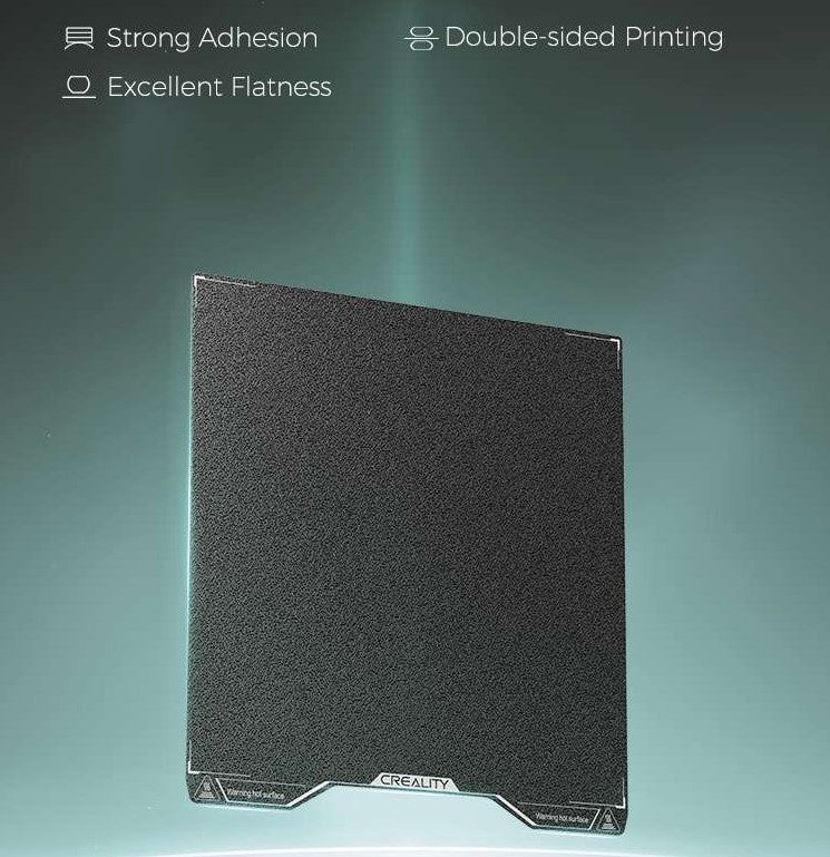 Creality Hi 280x265mm Double Sided Black Textured PEI Build Plate Singapore