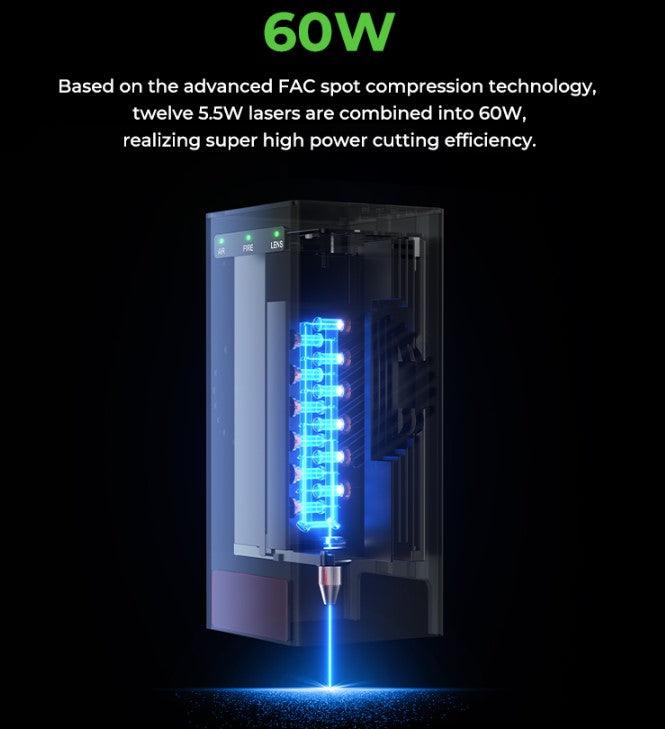 Creality Falcon 2 Pro 60W Laser Engraver Singapore