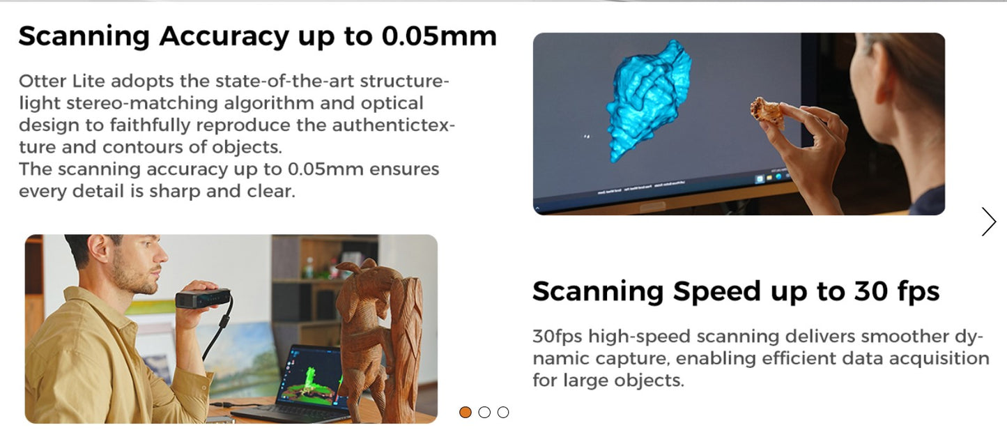 Creality 3D Scanner Otter Lite, Handheld Wireless Scanner Singapore