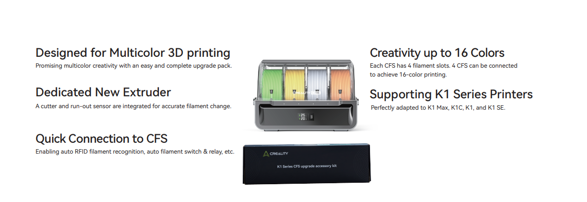 Creality CFS multi colour Add-on kit system Singapore