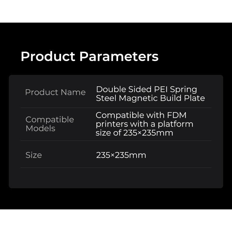 Creality Double Side Pei Spring Magnetic Bed - Creality Store
