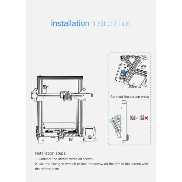 Creality Ender 3 V2 24-bit Colorful Intelligent Screen Kit - Creality Store