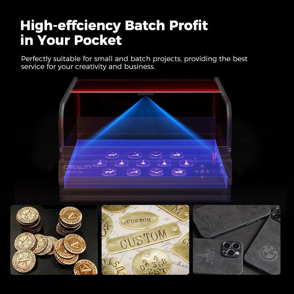 Creality Falcon 2 Pro 40W Enclosed Laser Cutter and Engraver - Creality Store