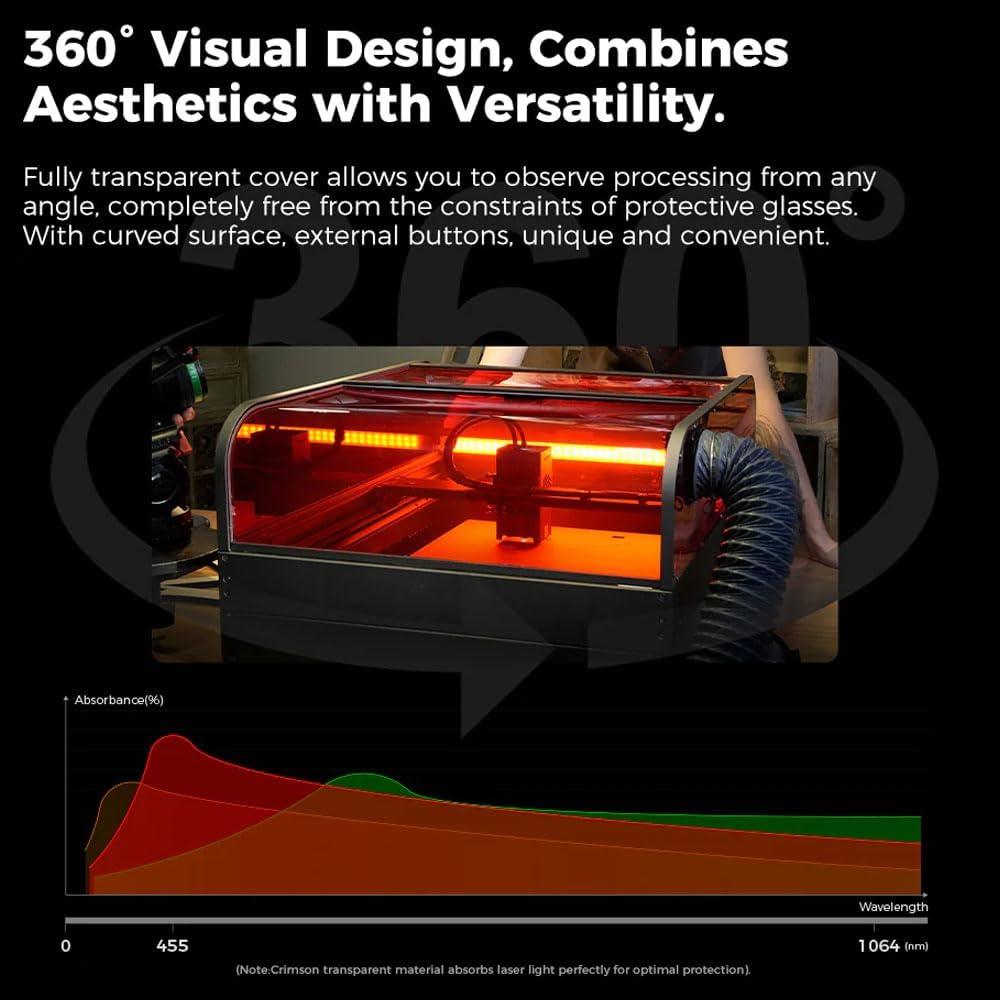 Creality Falcon 2 Pro 40W Enclosed Laser Cutter and Engraver - Creality Store