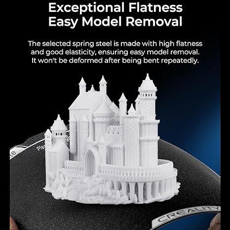 Creality K1C Texture PEI Build Plate Kit, 3D Printer Heat and Wear Resistance Textured PEI Spring Steel Plateform - Creality Store