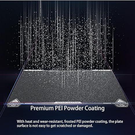 Creality K1C Texture PEI Build Plate Kit, 3D Printer Heat and Wear Resistance Textured PEI Spring Steel Plateform - Creality Store