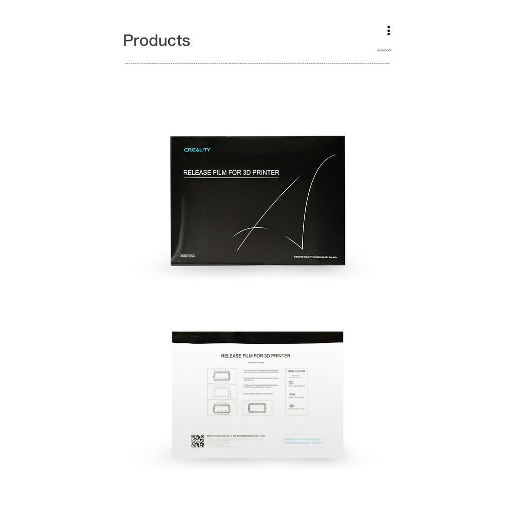 Creality Release Film 266×190×0.15 - Creality Store
