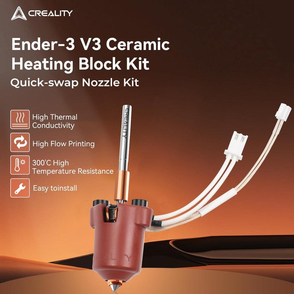 Ender 3 V3 Hotend Kit,Original Ceramic Heating Block Kit 300°C High Temperature Resistance 60W for Ender 3 V3/3 V3 Plus - Creality Store