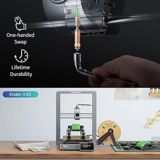 Official Creality K1C, V3 Nozzles 0.4mm, 0.6mm, 0.8mm 4PCS, Unicorn Quick-Swap 3D Printer Nozzle Kit - Creality Store