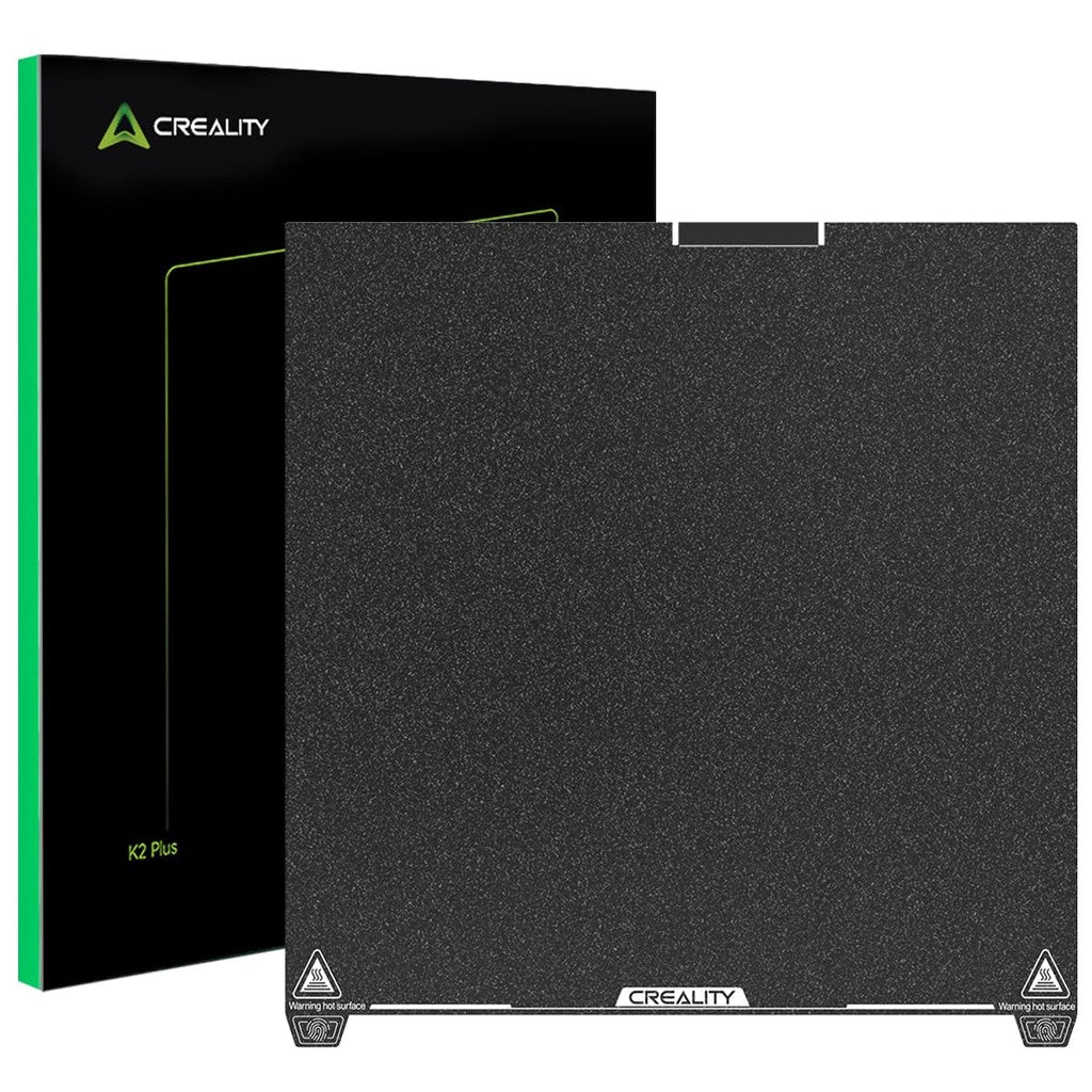 Creality K2 Plus PEI Frosted Build Plate K2 Plus Build Plate Frosted PEI Sheet,370x370mm Flexible Spring Surface