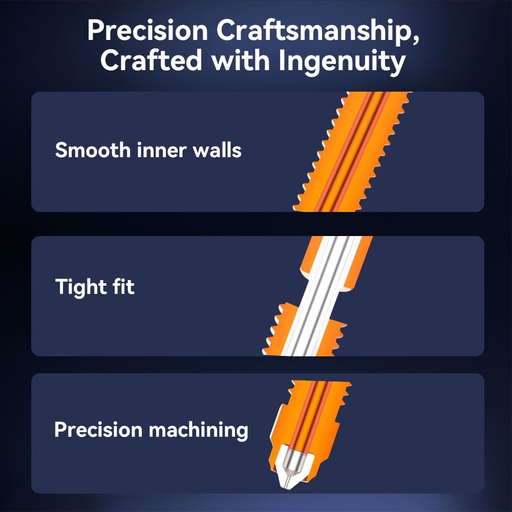 Creality K2 Plus , Creality Hi Nozzle ,Unicorn Quick-Swap Nozzle with Titanium Alloy Heat Break,Copper Alloy and Hardened Steel