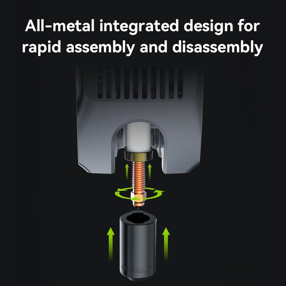 Creality K2 Plus , Creality Hi Nozzle ,Unicorn Quick-Swap Nozzle with Titanium Alloy Heat Break,Copper Alloy and Hardened Steel