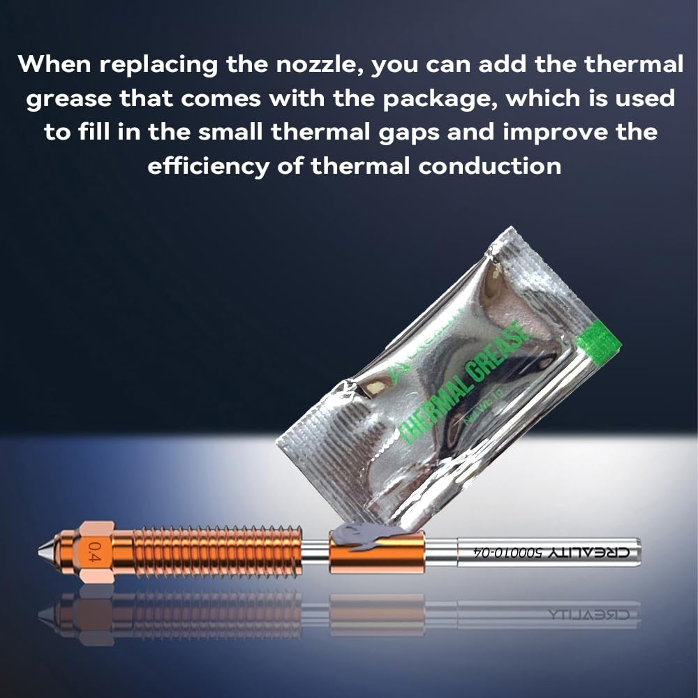 Creality K2 Plus , Creality Hi Nozzle ,Unicorn Quick-Swap Nozzle with Titanium Alloy Heat Break,Copper Alloy and Hardened Steel