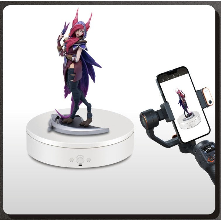 Electric Rotating Display Stand,5cm,360 Degree Electronic Turntable Display Stand for Photography Products Shows