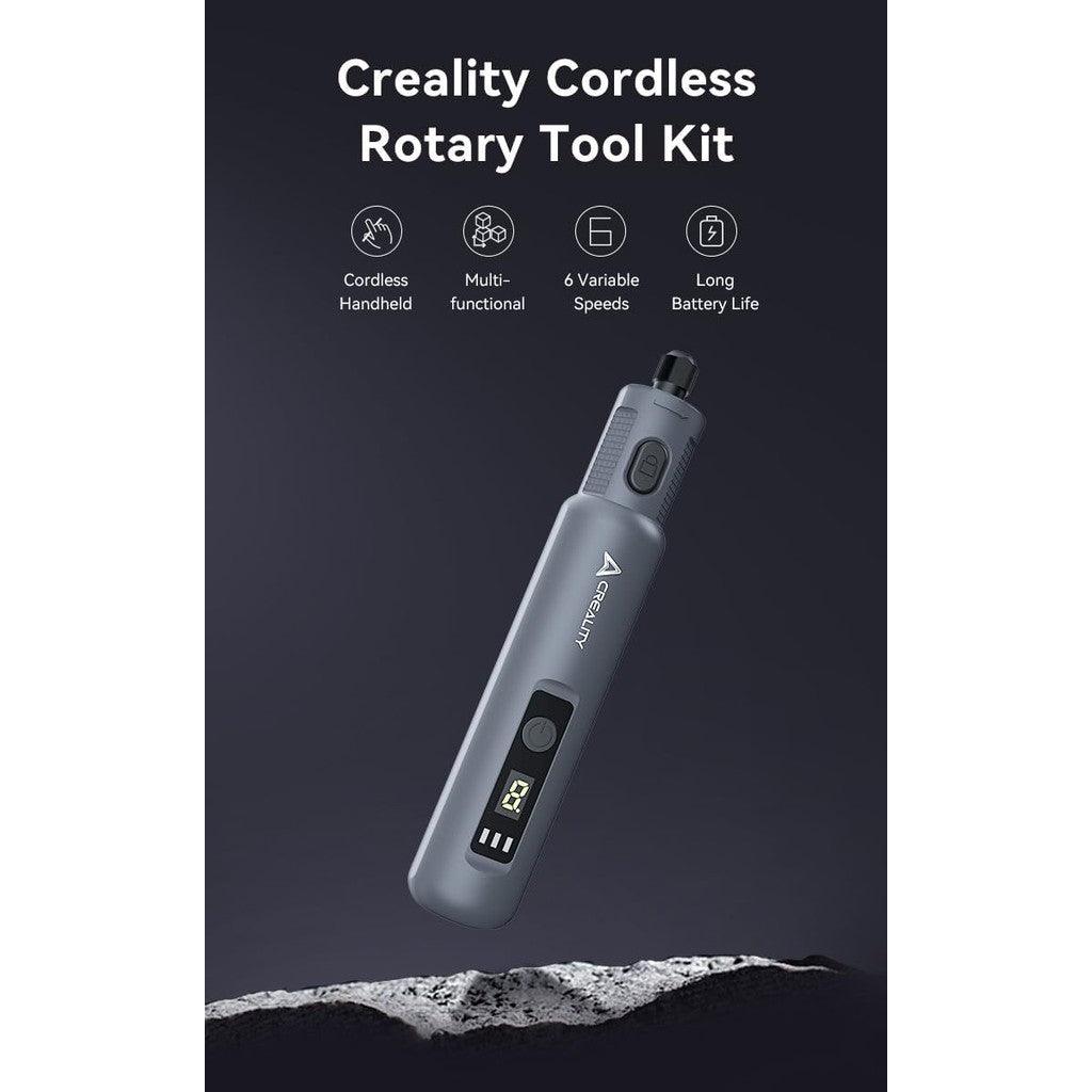 Creality Cordless Rotary Tool Kit, Multi-functional, 6 Variable Speeds, 24Pcs Accessories, 3.7V Carving Tools
