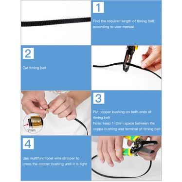 Timing Belt 2GT W6 L1000mm - Creality Store