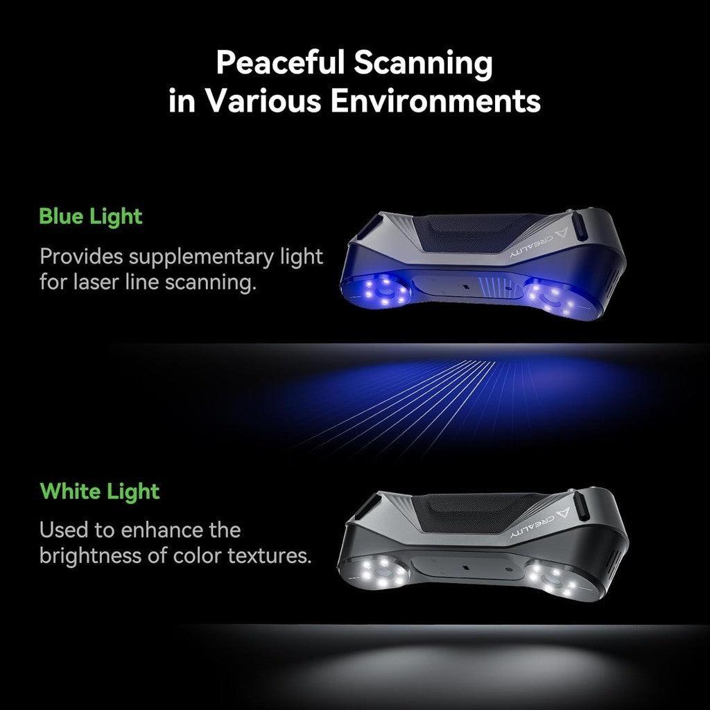 3D Scanner CREALITY CR-Scan Raptor for 3D Printing, 60fps Multiple-line Blue & NIR Consumer Handheld Scanner 0.02mm - Creality Store