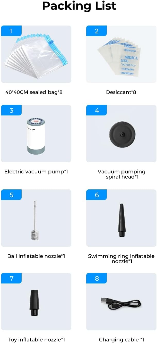 Creality 3D Printer Filament Vacuum Storage Kit Singapore