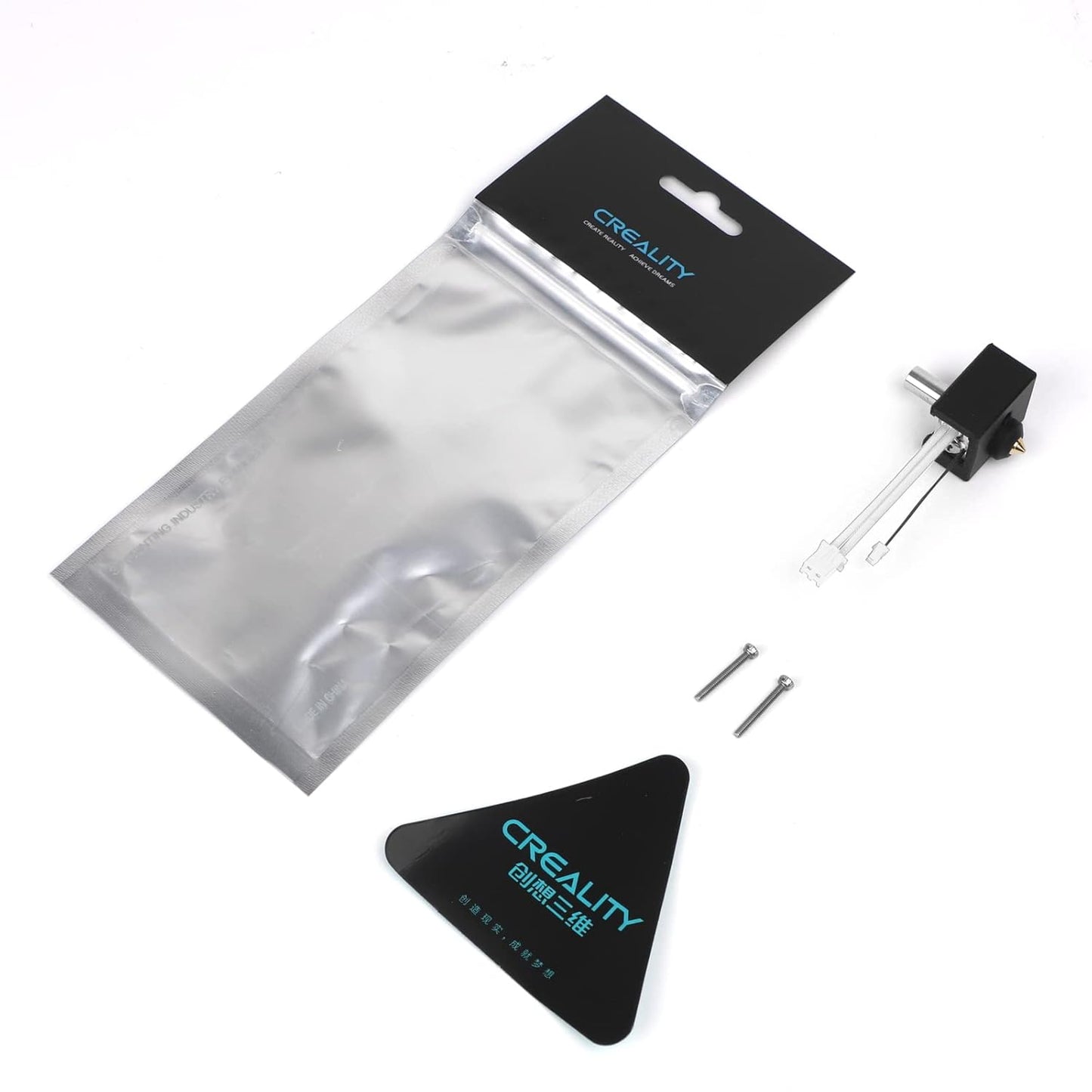 Creality Sprite Extruder Standard Heater Block Kit High Temperature 260℃ Titanium Heatbreak Plated Copper Nozzle for Ender 3 S1 / Ender 3 S1 Plus