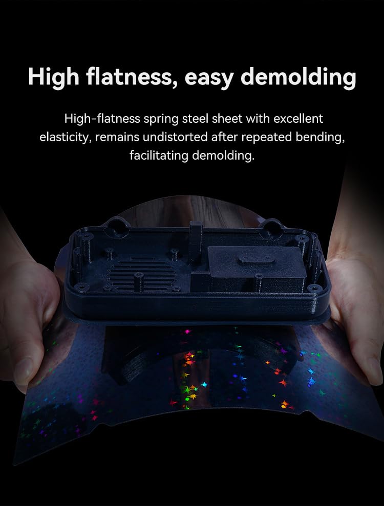 Creality Double-sided Printing “Stars” 235x235mm (Glossy PET + Coated PEI), Without soft magnetic sticker, 3D Printer Platform bed