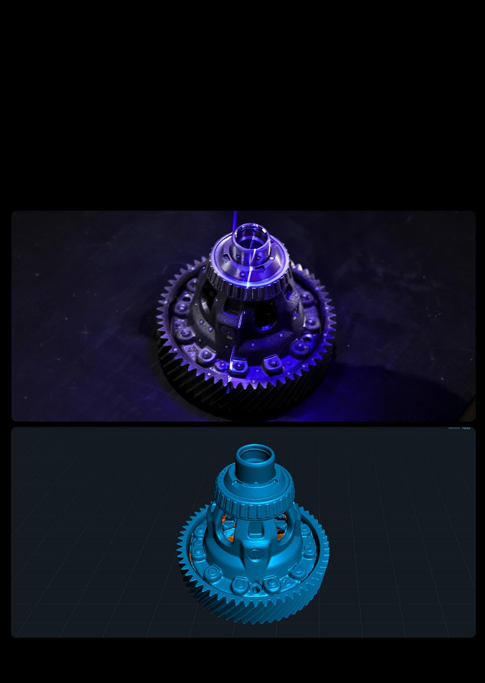 Creality 3D Scanner Sermoon X1, 3D Scanner for 3D Printing with Wireless Scan Bridge, 0.02mm High-Precision, 4-in-1 Multi-Laser & NIR, 90FPS