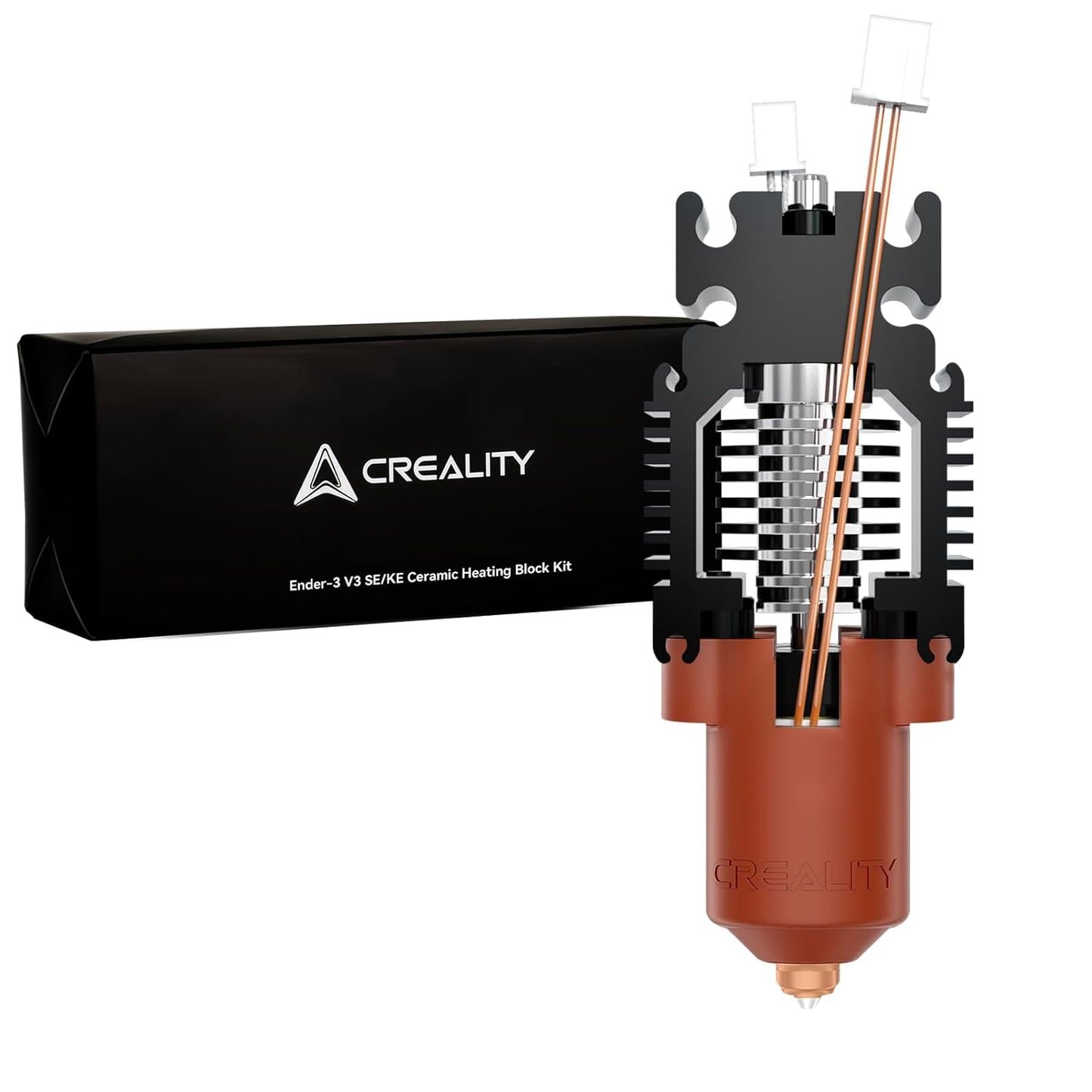 Creality Ender 3 V3 SE/Ender 3 V3 KE Hotend Upgrades Kit, 3D Printers Ceramic Heating Block with Quick-Swap Nozzle, Supports 300°C High Temperature, 600mm/s High-Speed