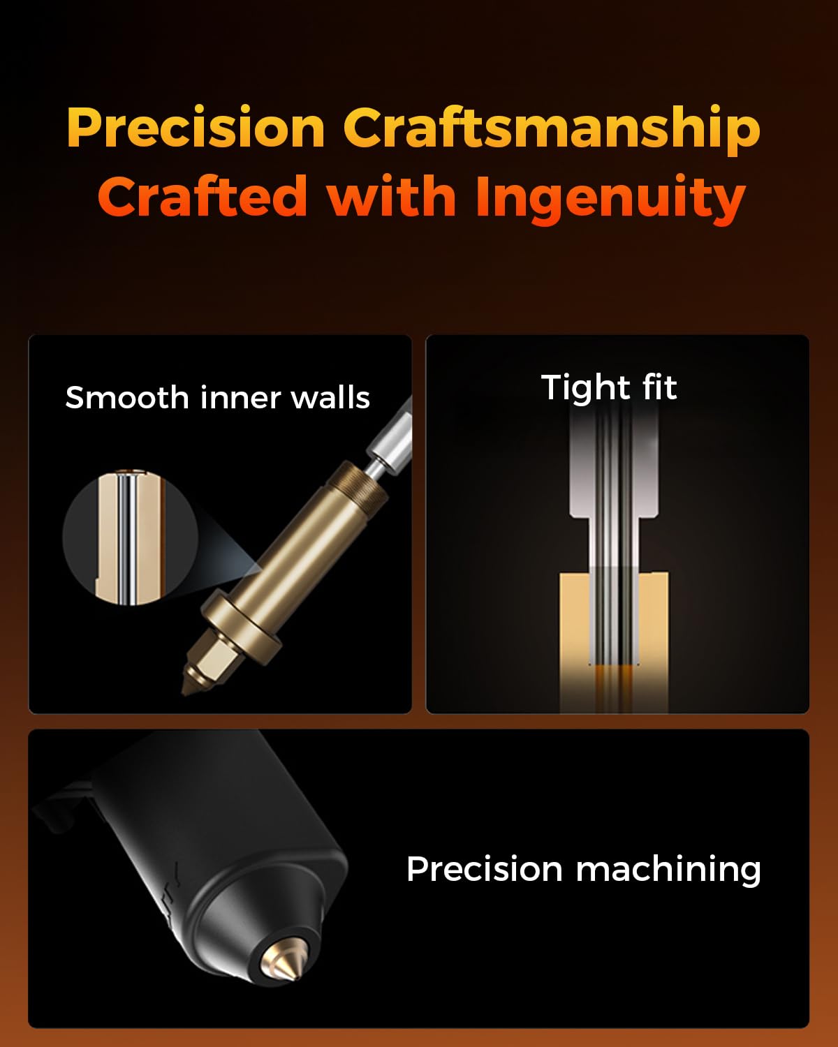 Creality Ender 5 Max Ceramic Heating Block Kit, High Thermal Conductivity, High Flow Printing, High Temperature Resistance(300℃)