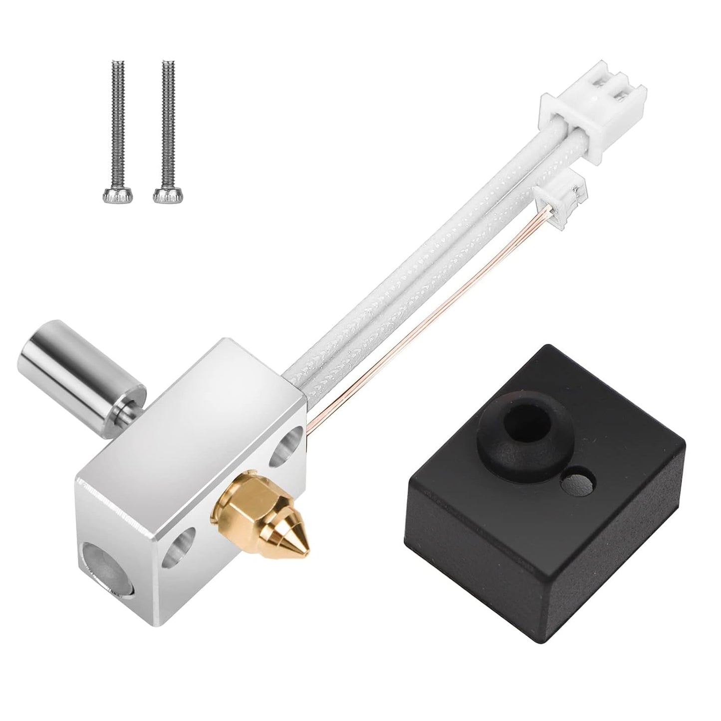 Creality Sprite Extruder Standard Heater Block Kit High Temperature 260℃ Titanium Heatbreak Plated Copper Nozzle for Ender 3 S1 / Ender 3 S1 Plus