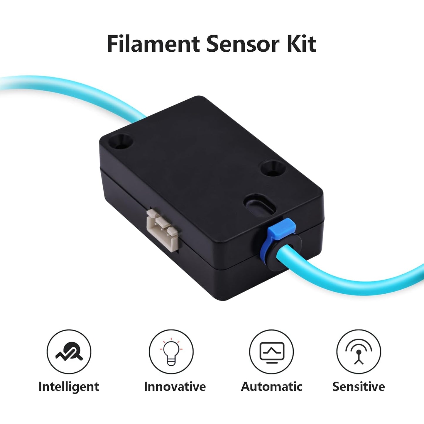 Creality K1C Filament Sensor Kit, 3D Printer Filament Run Out Detector Kit for Ender-5 S1, K1C, K1 Max, Ender-3 V3, Ender-3 V3 Plus, K1 SE , Sermoon D3 / Pro 3D Printers