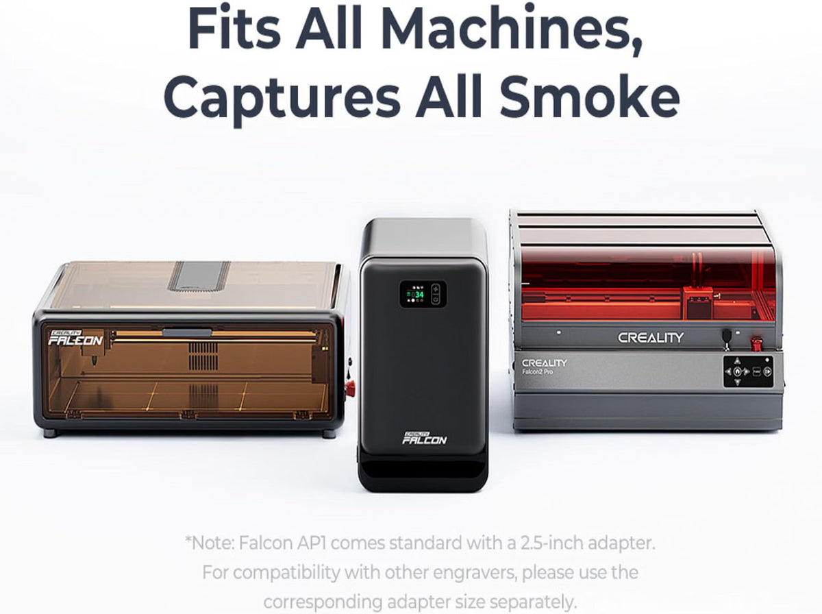 Creality Falcon AP1 Laser Smoke Purifier with WiFi Control, 5-Stage Filtration