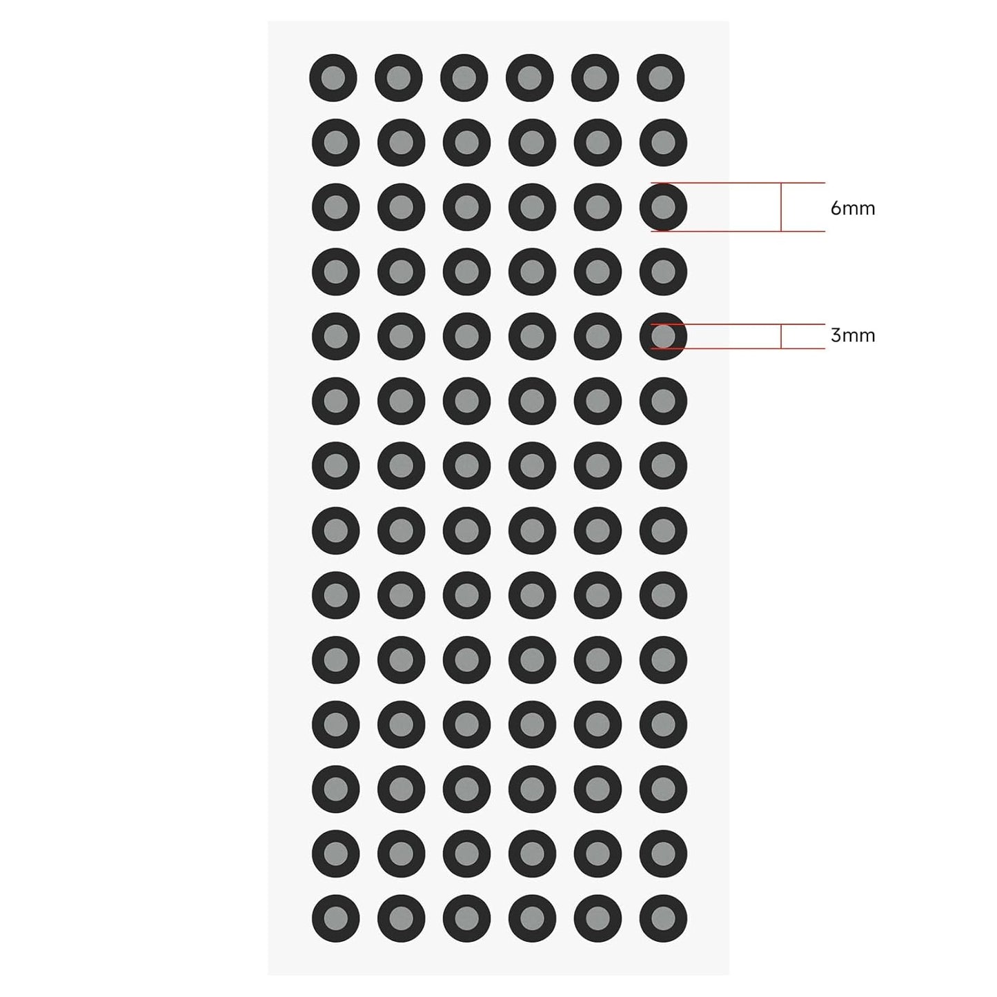 Creality 3D Scanning Marker for 3D Scanner, 3D Tracking Dot Reference Point Markers, Diffuse Reflection Markers
