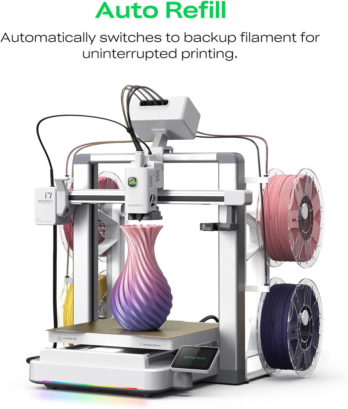 Creality SPARKX i7 Nano Combo 3D Printer, Multi Color High Speed Printer