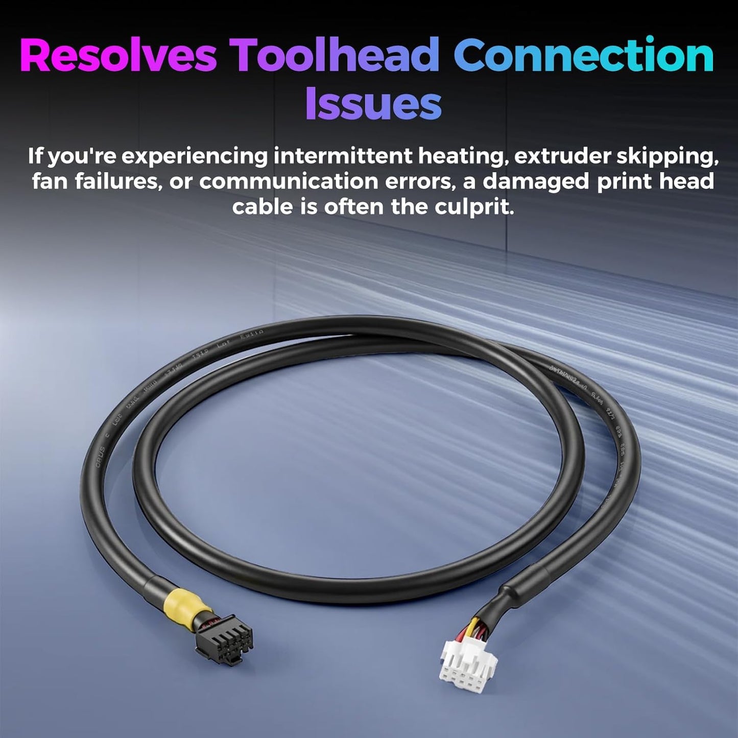 Creality Ender 3 V3 Print Head Cable, Hotend Mainboard Connector Wire,  Replacement Hotend Adapter Cable
