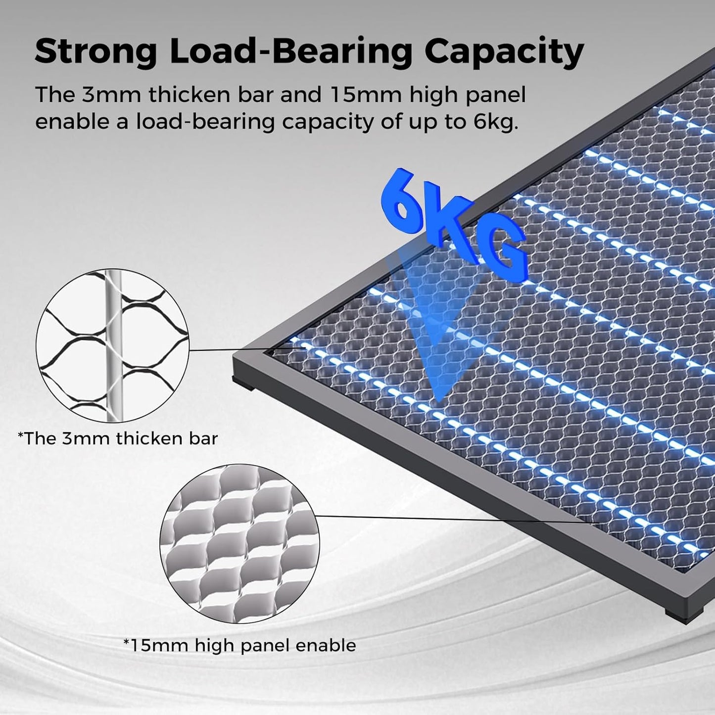Creality Honeycomb Working Table, 460 * 346mm Honeycomb Working Bed for Falcon A1 / A1 pro