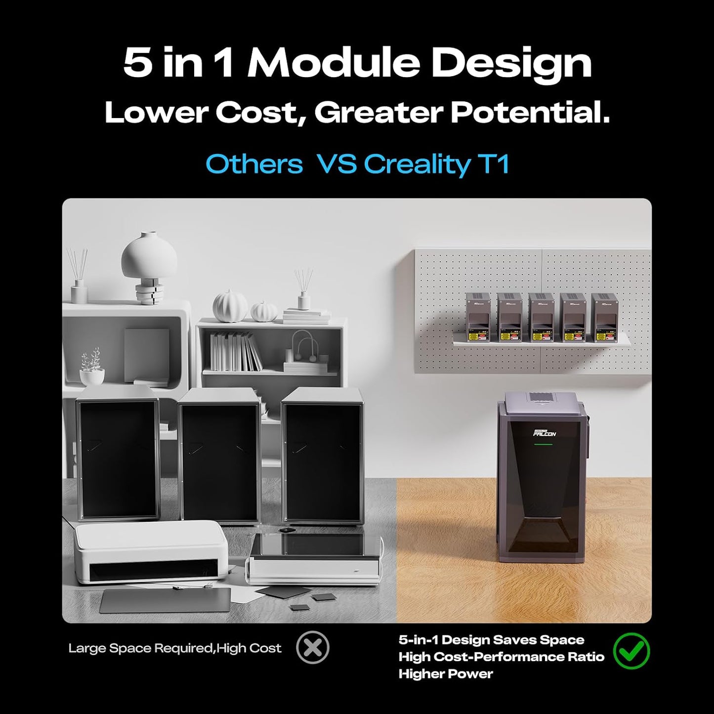 Creality Falcon T1 40W Diode Laser Cutter & Engraver