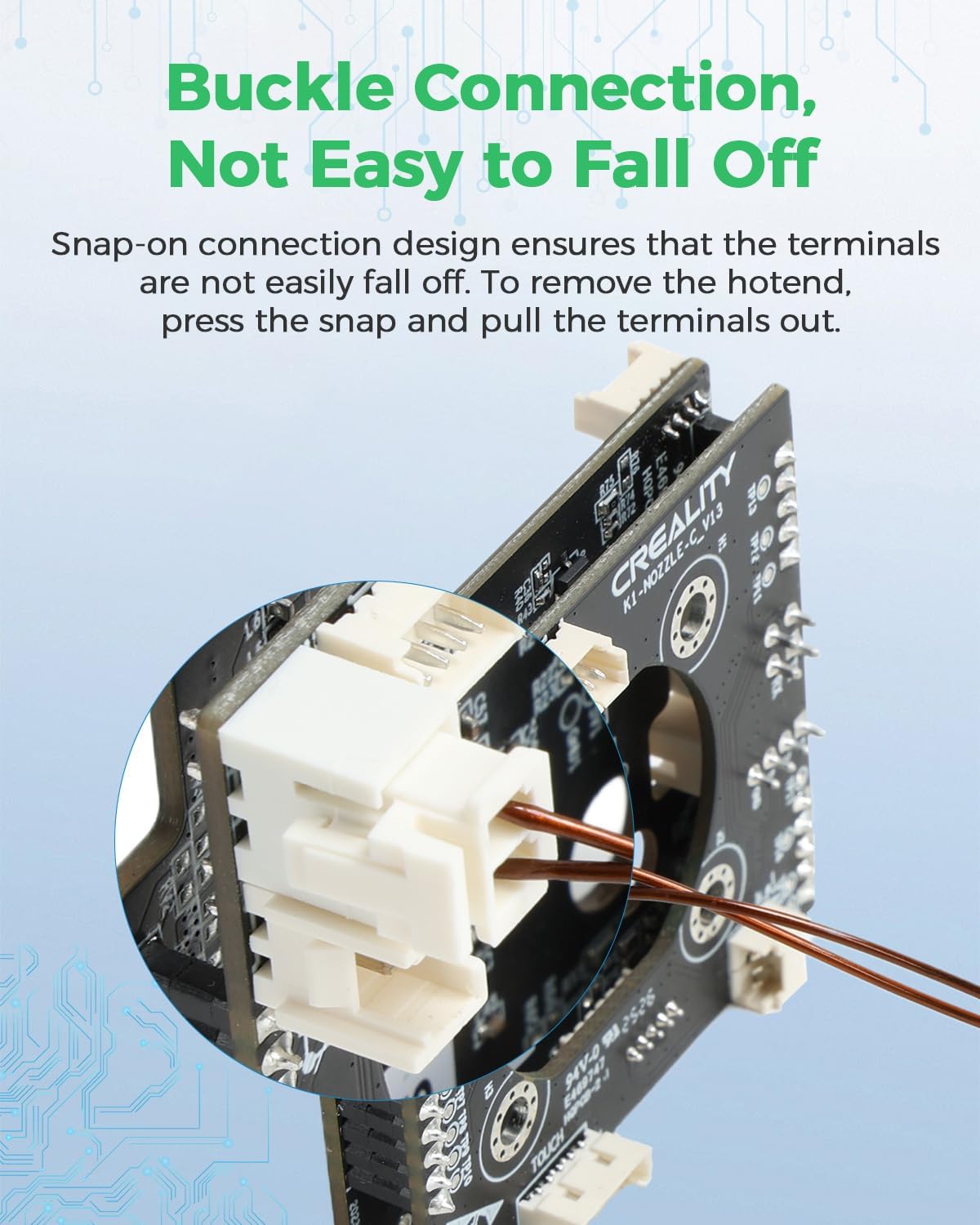 Creality K1 series PCBA Adapter Board Hotend Toolhead PCB Module for K1/K1 Max/K1C/K1 SE Replace Upgrade New Version