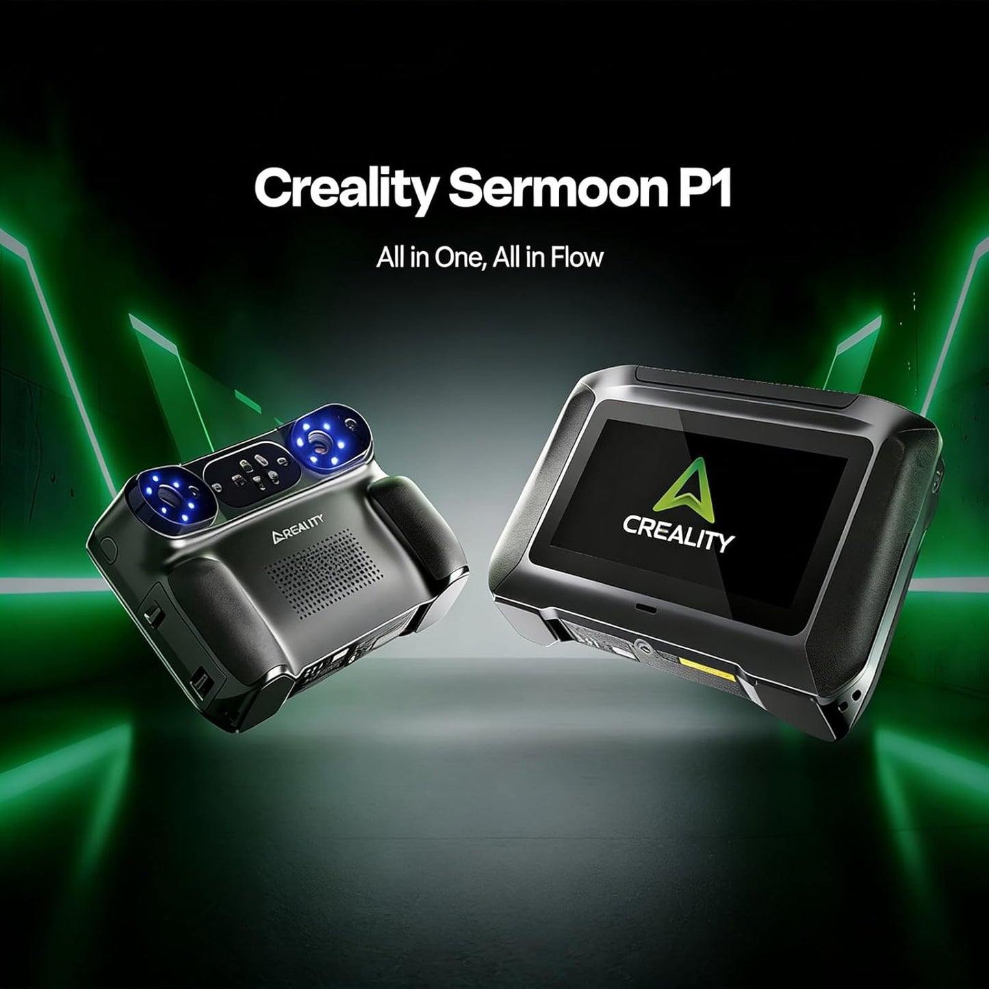 Creality Sermoon P1 3D Scanner, Handheld Wireless  Infrared Blue Laser