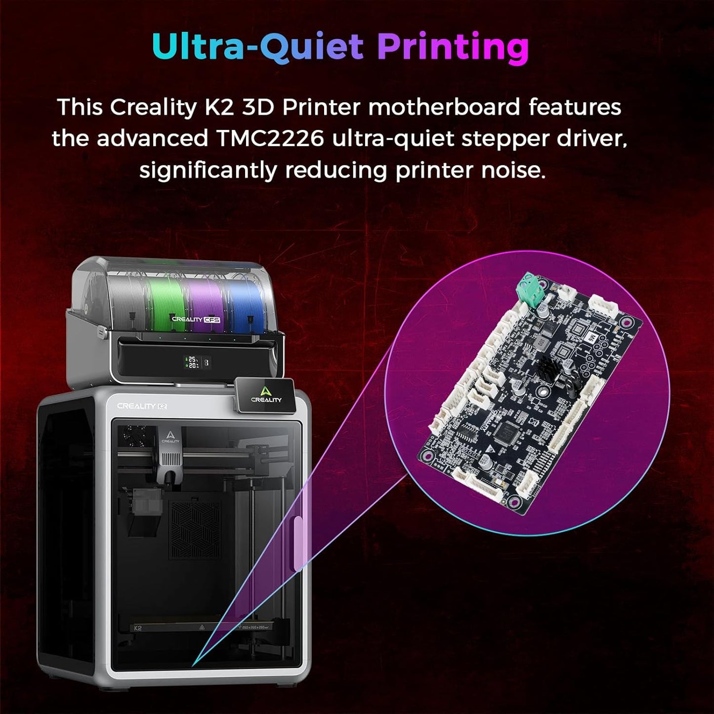 Creality K2 / K2 Combo Silent Mainboard