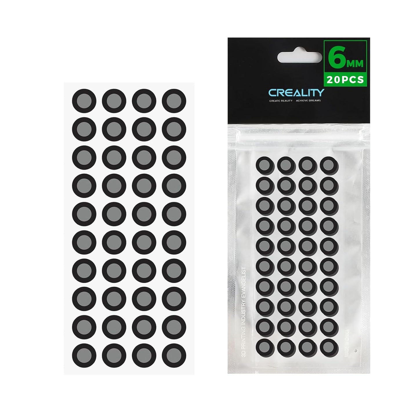 Creality 3D Scanning Marker for 3D Scanner, 3D Tracking Dot Reference Point Markers, Diffuse Reflection Markers