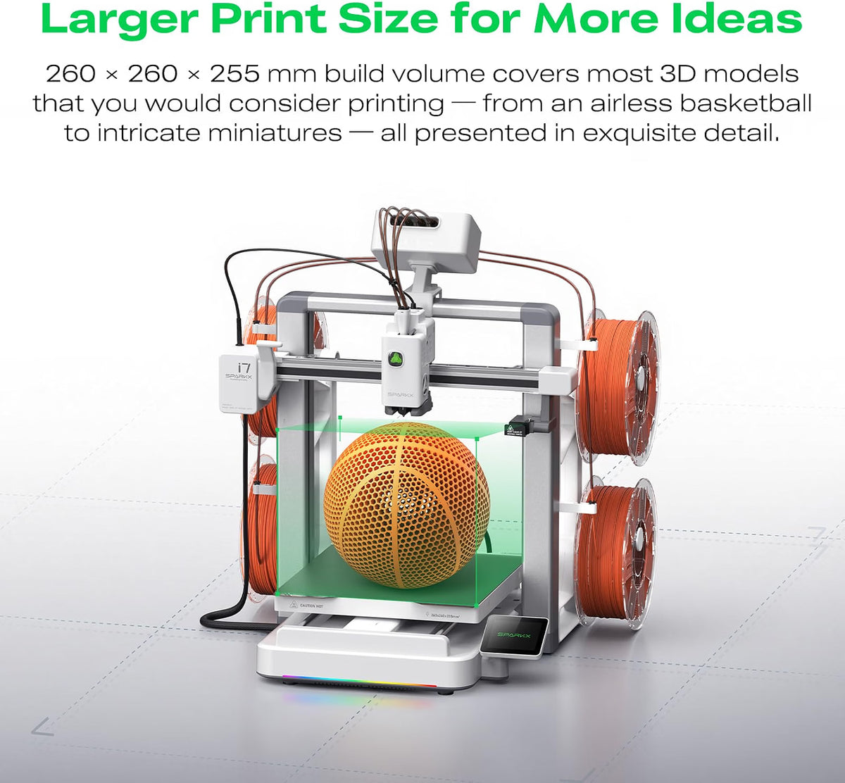 Creality SPARKX i7 Nano Combo 3D Printer, Multi Color High Speed Printer