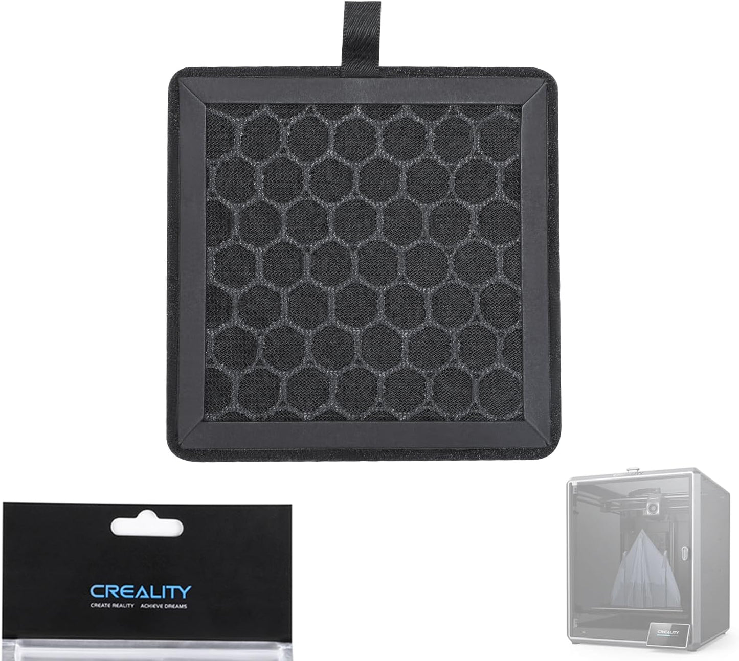 Creality K1 Max Activated Carbon Air Filter, Air Purifier Filter Replacement Parts