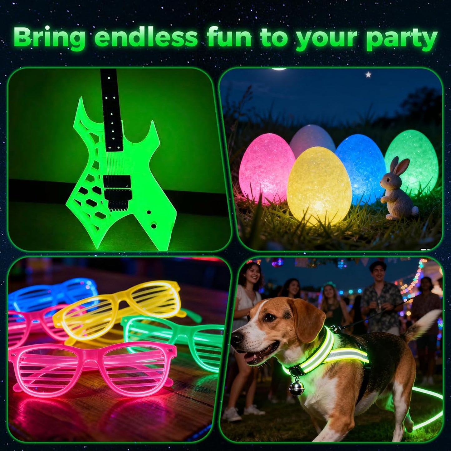 Creality Hyper Luminous PLA Filament 1.75mm 1KG, Glow in The Dark Filament for 3D Printers, Bright Long-Lasting Glow,